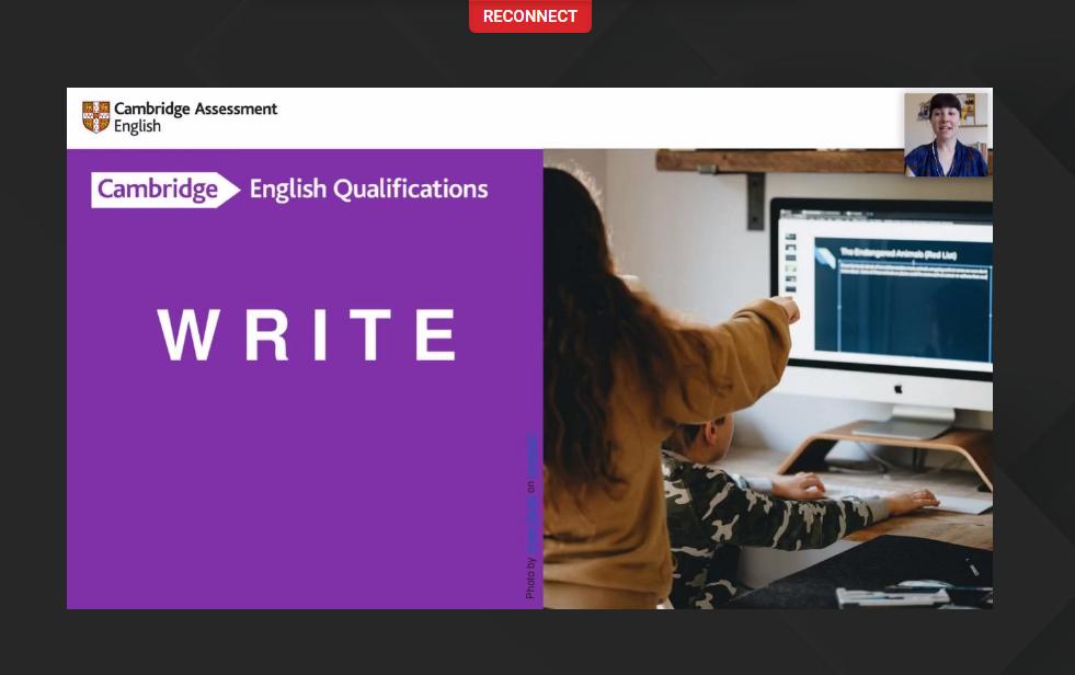 My certificate of attendance, Cambridge Assessment English, Preparing your students online for