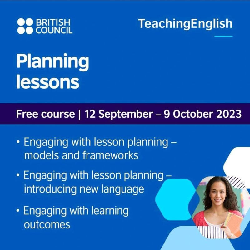 Ali Tavakoli certification for “Teaching English: Planning lessons”, British Council 2