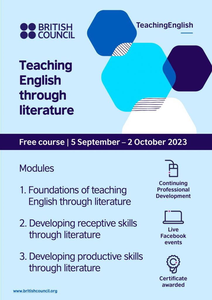 Ali Tavakoli’s certification for “Teaching English through literature”, British Counci2